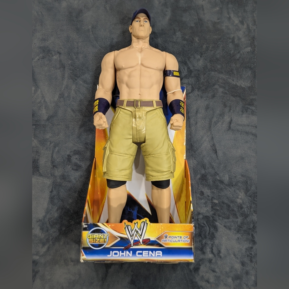 NWT Giant Size John Cena WWF WWE Action Figure 31in 9 Articulation Points NIB